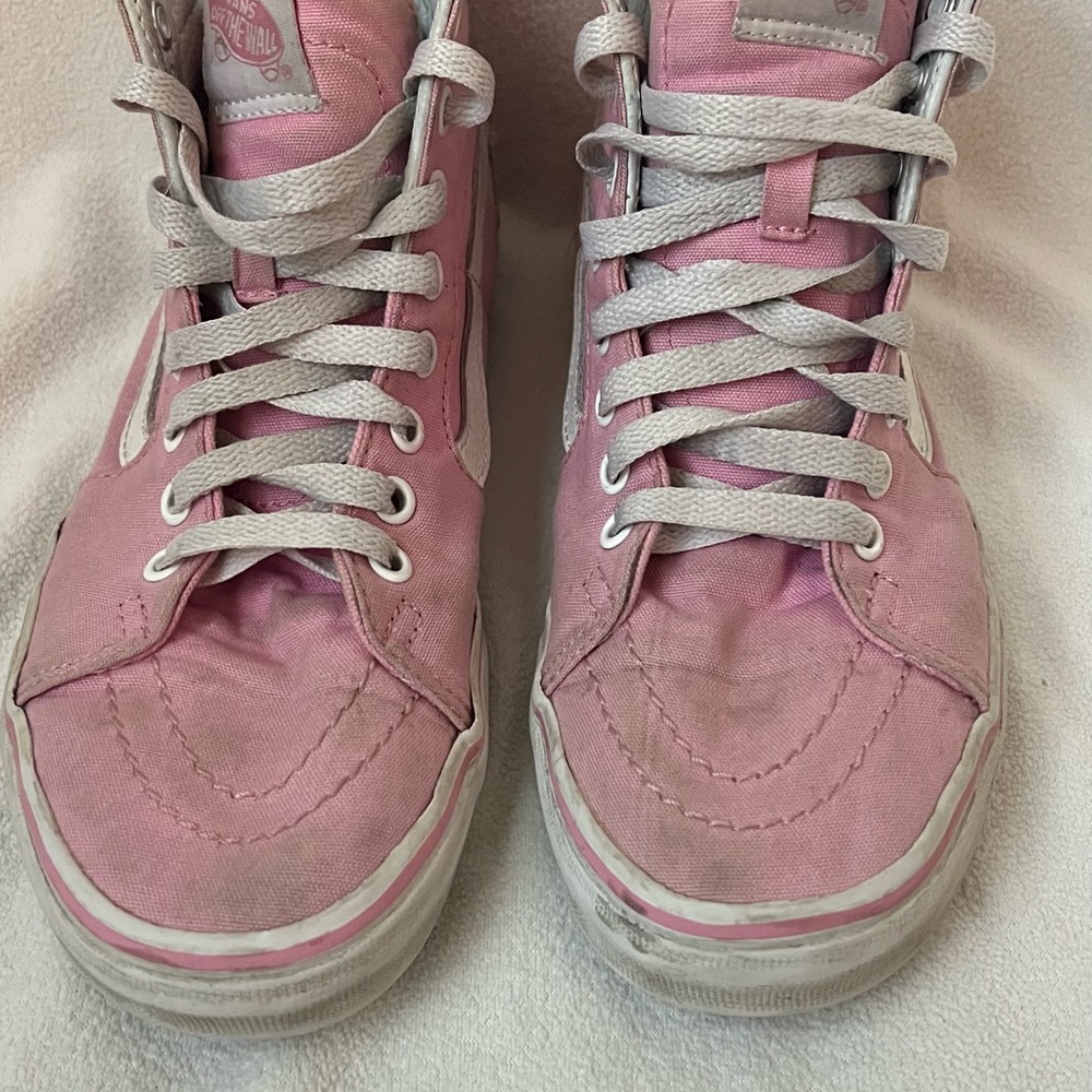 Vans Pink Canvas High-Tops